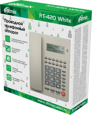 Телефон проводной Ritmix RT-420
