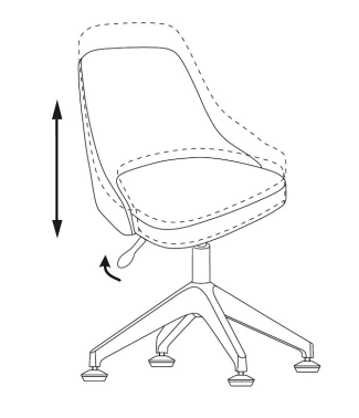 Кресло Бюрократ  CH-340GLZ