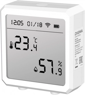 Датчик темпер./влажн. Digma DiSense T5