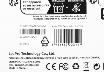 Флеш карта microSDXC 128GB Netac  NT02P500PRO-128G-S