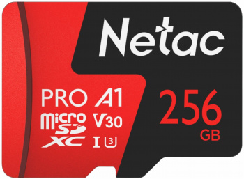 Флеш карта microSDXC 256GB Netac  NT02P500PRO-256G-S