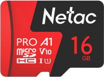 Флеш карта microSDHC 16GB Netac  NT02P500PRO-016G-R