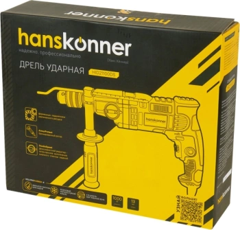 Дрель ударная Hanskonner HID21100DS