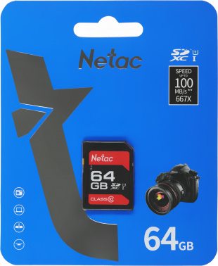 Флеш карта SDXC 64GB Netac  NT02P600STN-064G-R