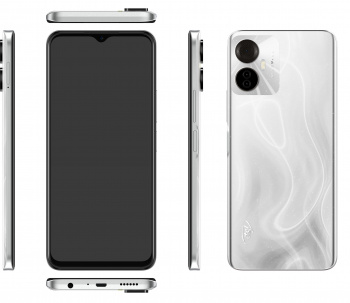 Смартфон Itel Vision 5 Plus 128Gb 4Gb серебристый моноблок 3G 4G 2Sim 6.58