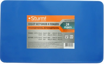 Набор метчиков/плашек Sturm!  1065-03-S24