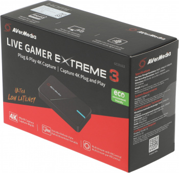 Карта видеозахвата Avermedia Live Gamer Extreme 3 GC551G2