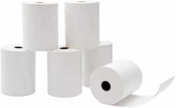 Лента чековая Silwerhof 80мм 80м 12mm термобумага (упак.9шт)