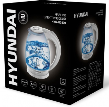Чайник электрический Hyundai HYK-G2409