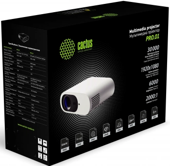 Проектор Cactus CS-PRO.01WT.Full HD