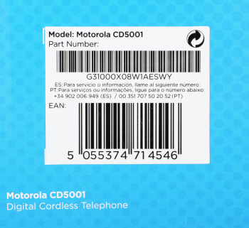 Р/Телефон Dect Motorola CD5001