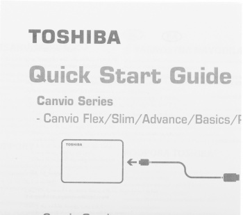 Жесткий диск Toshiba USB3.0 1TB HDTB510EK3AA