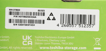 Жесткий диск Toshiba USB3.0 2TB HDTB520EK3AA