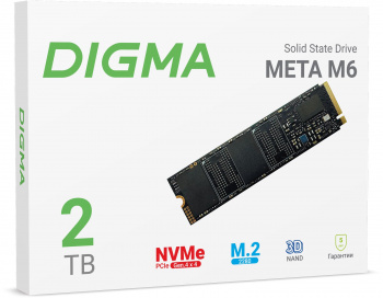 Накопитель SSD Digma PCIe 4.0 x4 2TB DGSM4002TM63T