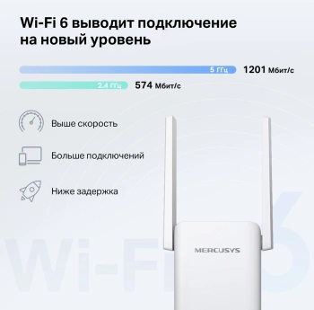 Повторитель беспроводного сигнала Mercusys ME70X