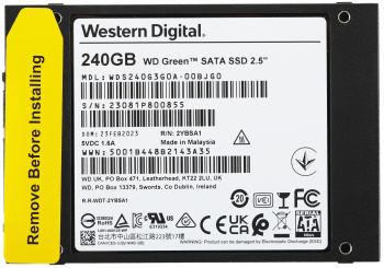 Накопитель SSD WD SATA-III 240GB WDS240G3G0A
