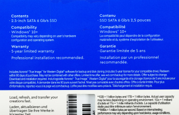 Накопитель SSD WD SATA-III 500GB WDS500G3B0A