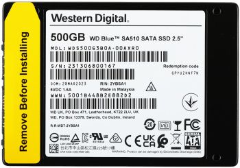 Накопитель SSD WD SATA-III 500GB WDS500G3B0A