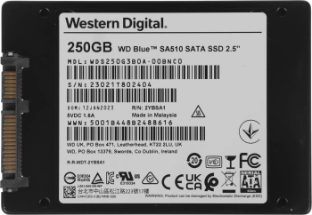 Накопитель SSD WD SATA-III 250GB WDS250G3B0A