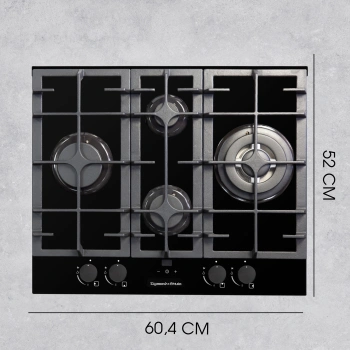 Газовая варочная поверхность Zigmund & Shtain Style MN 195.61 B