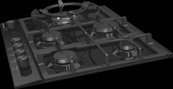 Газовая варочная поверхность Zigmund & Shtain G 14.7 B