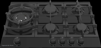 Газовая варочная поверхность Zigmund & Shtain G 14.7 B