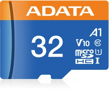Флеш карта microSDHC 32GB A-Data  AUSDH32GUICL10A1-RA1