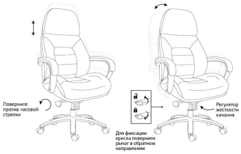 Кресло руководителя Helmi  Monolith