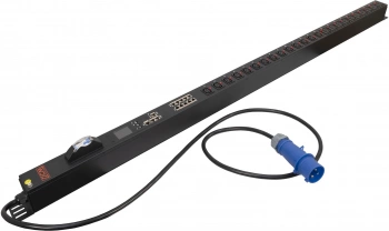 Блок распределения питания Powercom  PDU-32AVMS24-14C3-10C9-1P
