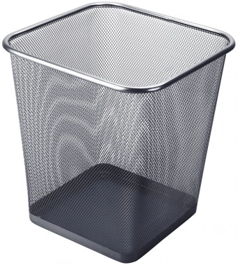 Корзина для бумаг Berlingo BMS_41822 квадр. 20л. металл черный