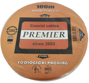 Кабель Premier SAT-50M BC WT