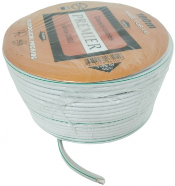 Кабель Premier SAT-50M BC WT