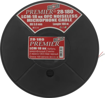 Кабель акустический Premier LCM-18 BK