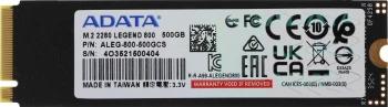 Накопитель SSD A-Data PCIe 4.0 x4 500GB ALEG-800-500GCS
