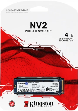 Накопитель SSD Kingston PCIe 4.0 x4 4TB SNV2S/4000G