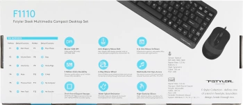 Клавиатура + мышь A4Tech Fstyler F1110