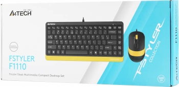 Клавиатура + мышь A4Tech Fstyler F1110