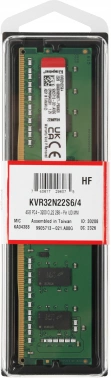 Память DDR4 4Gb 3200MHz Kingston  KVR32N22S6/4