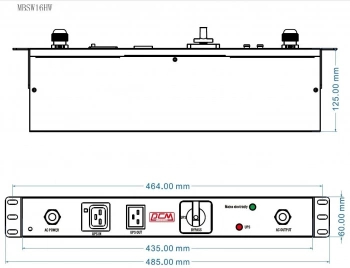 Байпас Powercom  MBSW16HW