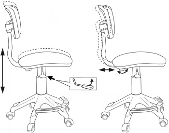 Кресло детское Бюрократ  CH-299-F