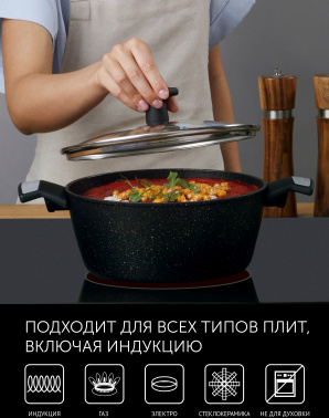 Кастрюля Polaris Monolit 24C