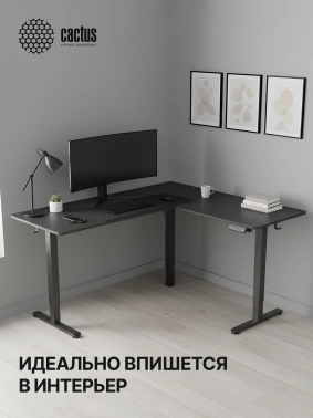 Стол для компьютера Cactus  CS-EDXL-BBK