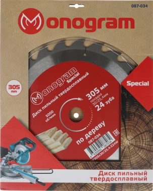 Диск пильный по дер. Monogram 086-945