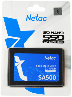 Накопитель SSD Netac SATA-III 2TB NT01SA500-2T0-S3X