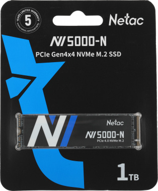 Накопитель SSD Netac PCIe 4.0 x4 1TB NT01NV5000N-1T0-E4X
