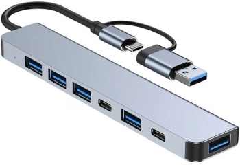 Разветвитель USB-C + USB 3.0 Palmexx PX/HUB-080