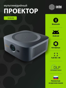 Проектор Cactus CS-E2.SG