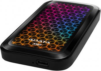 Накопитель SSD A-Data USB-C 512GB ASE770G-512GU32G2-CBK SE770G