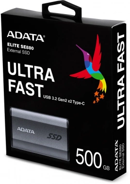 Накопитель SSD A-Data USB-C 500Gb AELI-SE880-500GCGY SE880