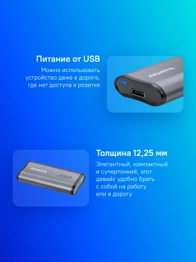 Накопитель SSD A-Data USB-C 1TB AELI-SE880-1TCGY SE880